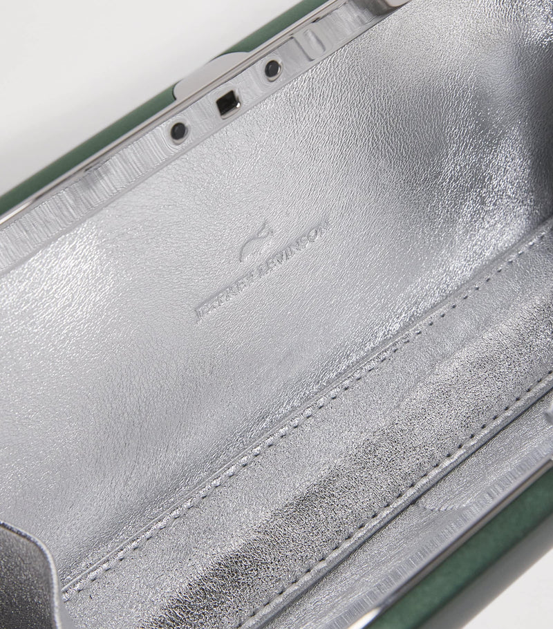 Jeffrey Levinson Finley mirrored clutch bag (British brand)