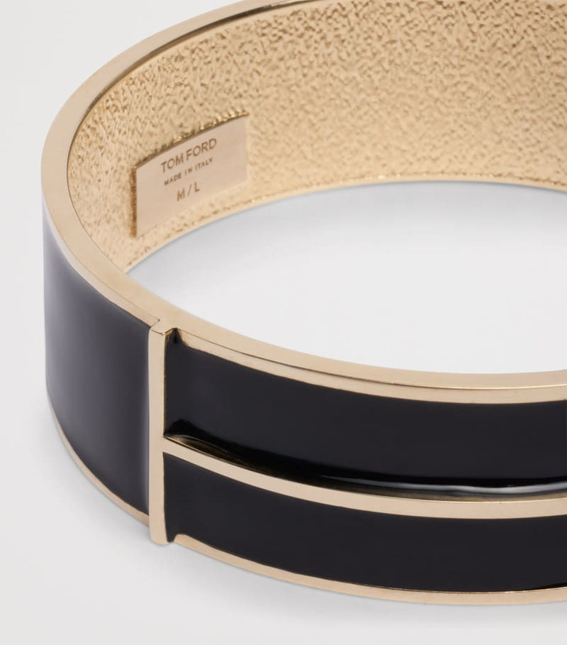 TOM FORD wide enamel bangle 7cm - British product