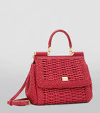 Dolce&Gabbana Sicily top-handle bag woven leather (British brand)