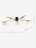 Dar Lighting Black Jasper Deckenleuchte (britische Marke)