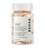 Harrods Strengthening Hair Oil with Moroccan, Jojoba and Aloe Vera in Biodegradable Capsules 30ml- Buy online at McGrocer