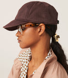 Miu Miu drill baseball cap (British brand)