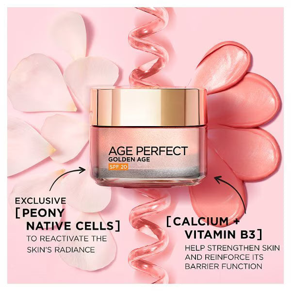 L'Oréal Age Perfect Day Cream SPF20 50ml, imported from the UK