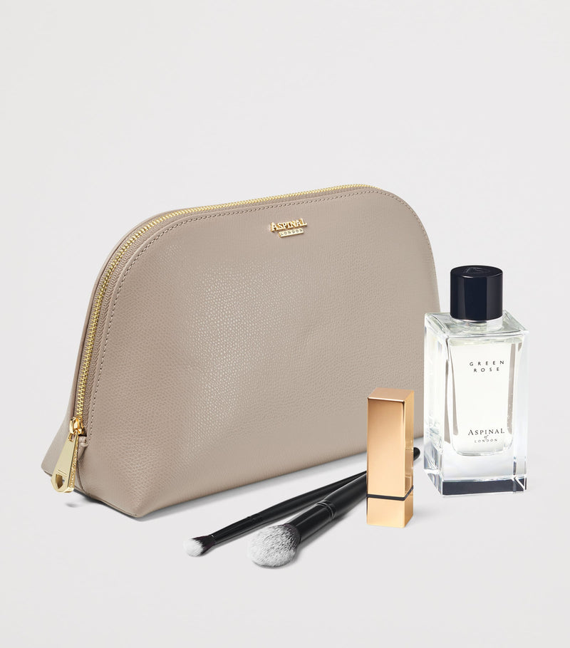 Aspinal of London large leather cosmetic case - British product