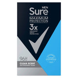 Sure Men Maximum Protection Clean Scent Cream Anti-Perspirant Deodorant 45ml GOODS M&S