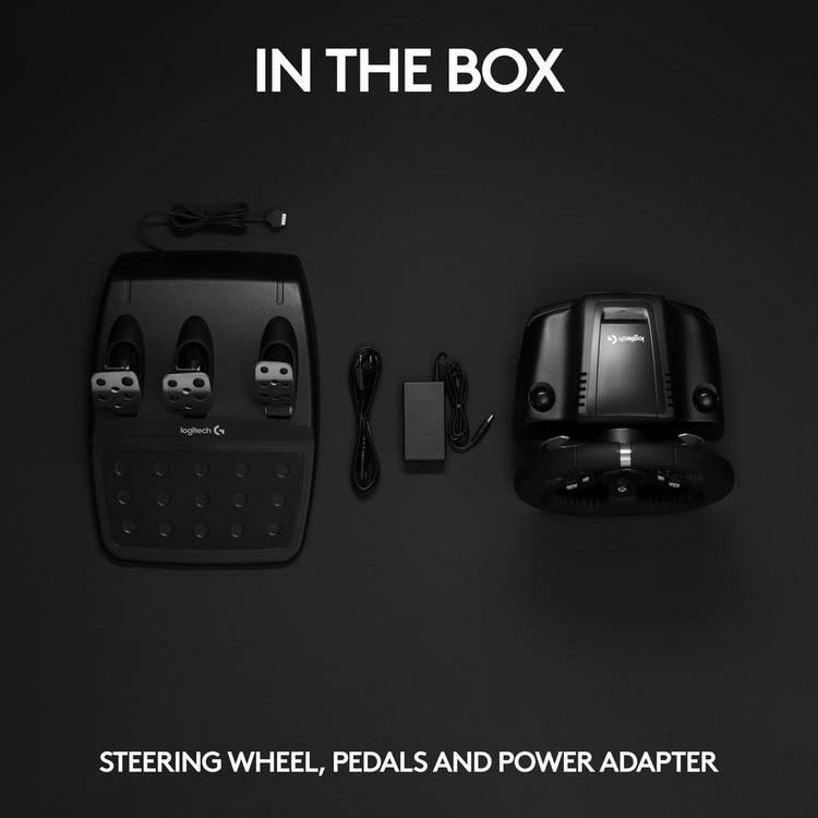 Logitech G920 steering wheel and G335 headset bundle - British product