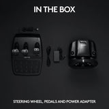 Logitech G920 steering wheel and G335 headset bundle - British product