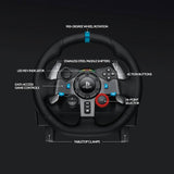 Logitech G29 steering wheel and G435 headset bundle, imported from the UK