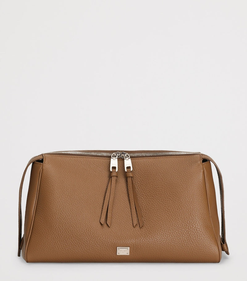 Dolce&Gabbana Vittoria shoulder bag in grained calfskin - British product