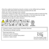 Habitat Multiwick Candle Spa Day ceramic pot - British product