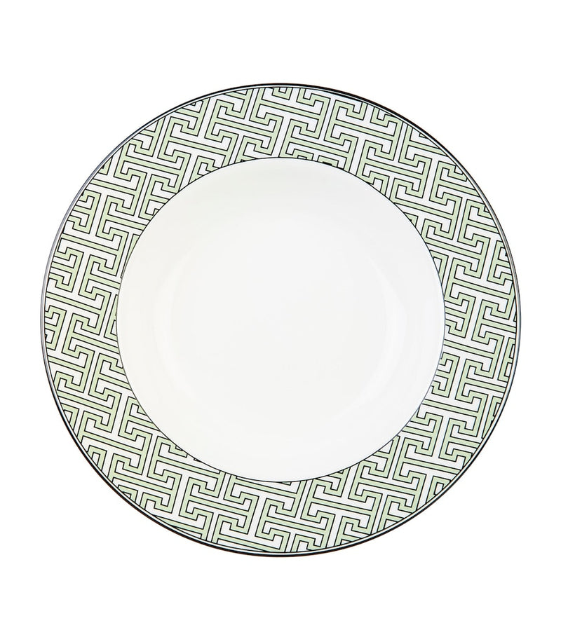 O.W.London Maze bone china soup bowl 23cm (British brand)