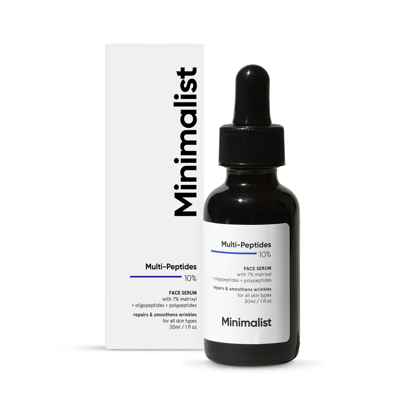 Minimalist Multi-Peptides 10% Face Serum 30ml - British product