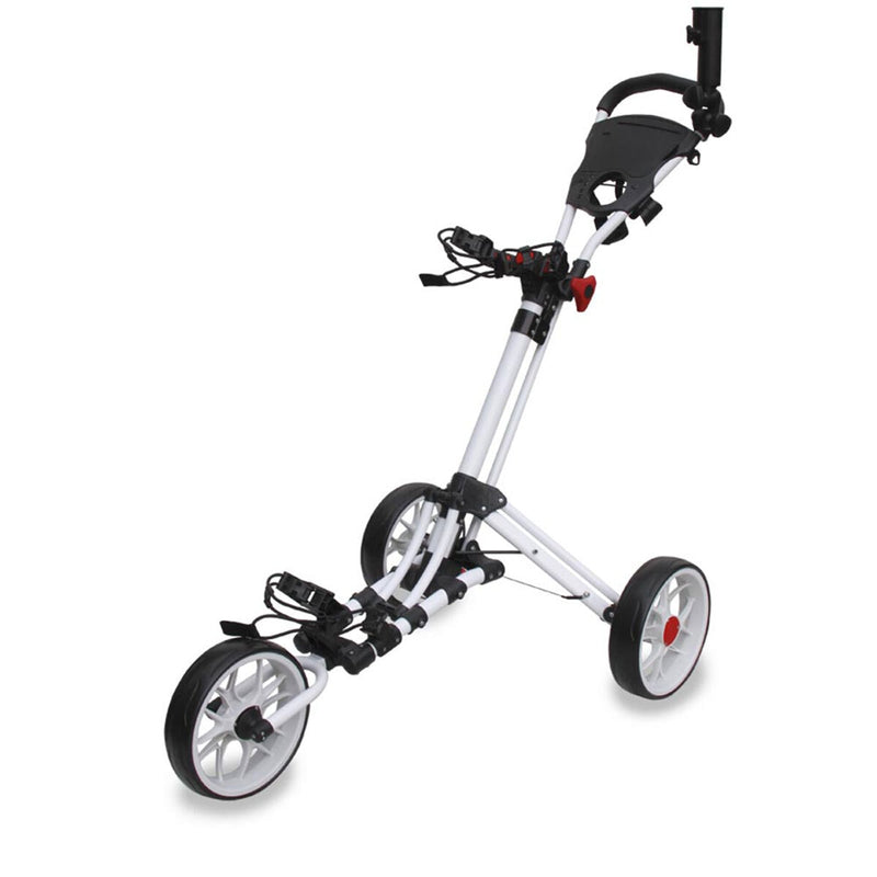 Eze Glide 3-hjuls golf tralle i hvit - Britisk produkt