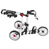 Eze Glide 3-hjuls golf tralle i hvit - Britisk produkt