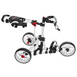 Eze Glide 3-hjuls golf tralle i hvit - Britisk produkt