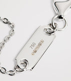 Harrods white gold diamond pendant necklace 0.75ct (British brand)