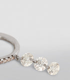Persée white gold diamond Danaé hoop earring, UK version