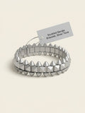 Cartier Clash small rhodium-plated white-gold ring, imported from the UK