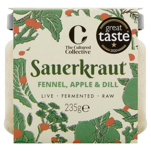 The Cultured Collective Fennel Apple & Dill Sauerkraut 235g