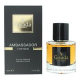 Superdrug Gisada Ambassador Men Eau de Parfum 50ml- Buy online at McGrocer