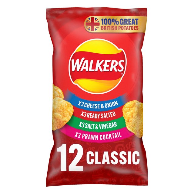Walkers Classic Variety Multipack Crisps   12 per pack GOODS M&S
