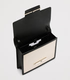 TOM FORD Aube cross-body bag in cotton canvas and calfskin leather, imported from the UK