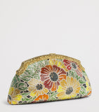 Judith Leiber Venetian meadow clutch bag miniature, imported from the UK