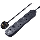Argos Masterplug 4 Switch Socket 1m Surge Protected Extension Lead- Buy online at McGrocer