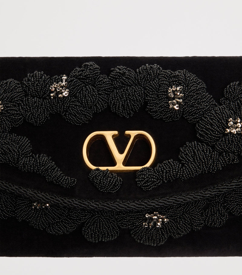 Valentino Garavani DeVain shoulder bag small embellished, UK version
