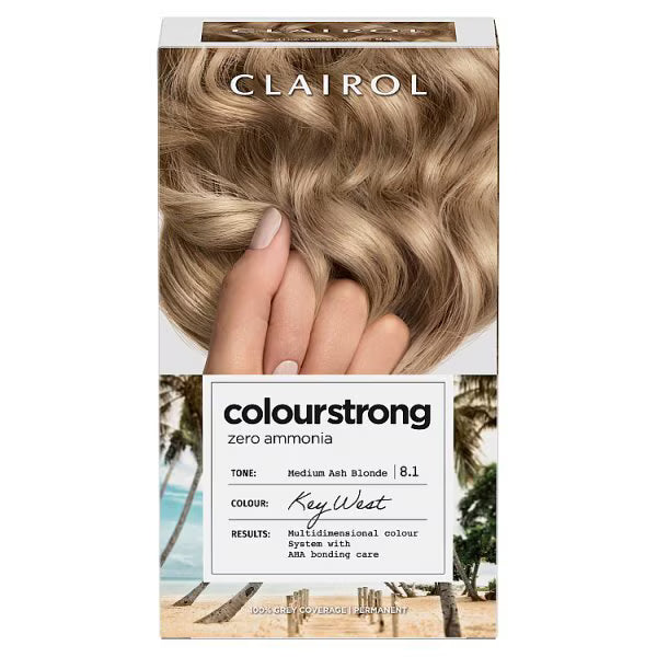Clairol Permanent Hair Dye 8.1 Medium Ash Blonde - British product