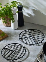 Next Set of 2 Black Bronx Wire Trivets- Buy online at McGrocer
