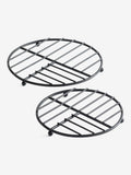 Bronx wire trivets set of 2 matte black 22cm - British product