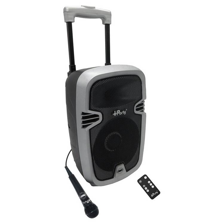 Lexibook K8250 Bluetooth trolley speaker with karaoke, imported from the UK