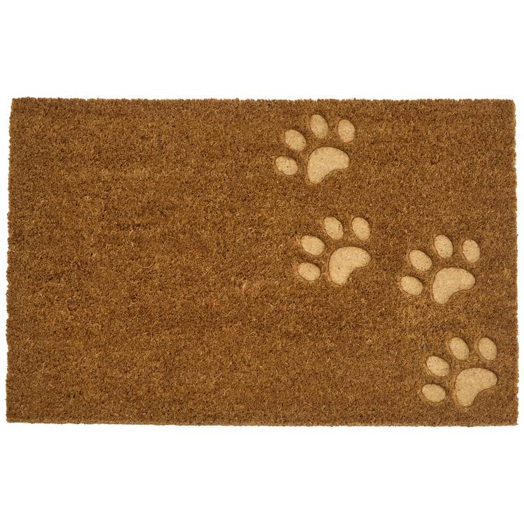 Argos Home paws debossed coir doormat 40x60cm, UK version