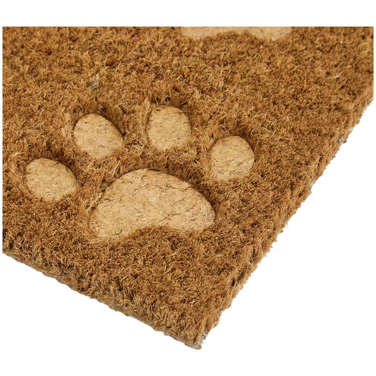 Argos Home paws debossed coir doormat 40x60cm, UK version
