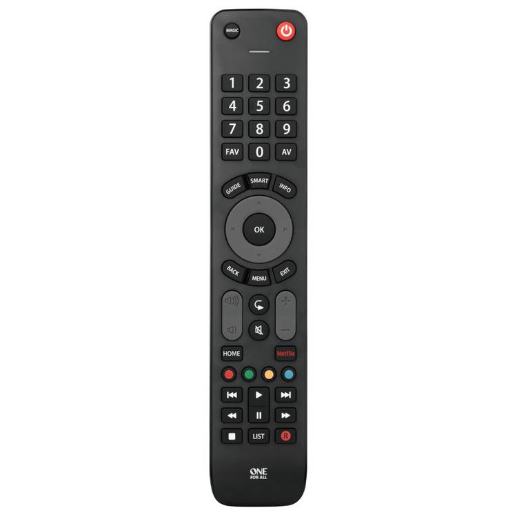One For All Evolve universal remote, imported from the UK