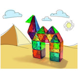 MAGNA-TILES Clear 100-piece magnetic building set - British product