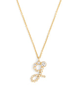 Harrods Sophie Bille Brahe Yellow Gold and Diamond Soprano 'G' Necklace, 43cm- Buy online at McGrocer
