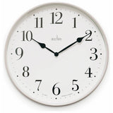 Acctim Country analogue wall clock Latte 30cm - British product