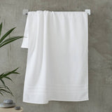Catherine Lansfield bath sheet bright white 140x100cm (British brand)
