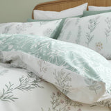 Bianca Cotton wild flowers white bedding set super king, UK version