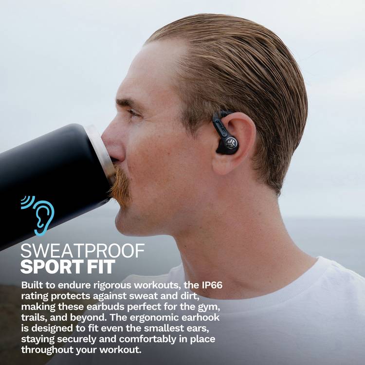 JLab Epic Sport ANC 3 earbuds black, UK version