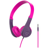 JLab JBuddies Pop kids wired on-ear headphones pink (British brand)