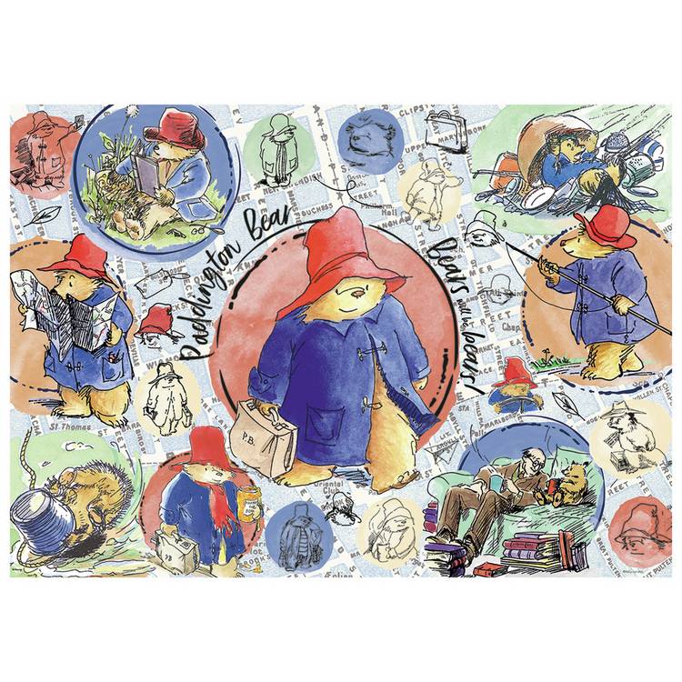 Paddington 1000-piece jigsaw puzzle (British brand)