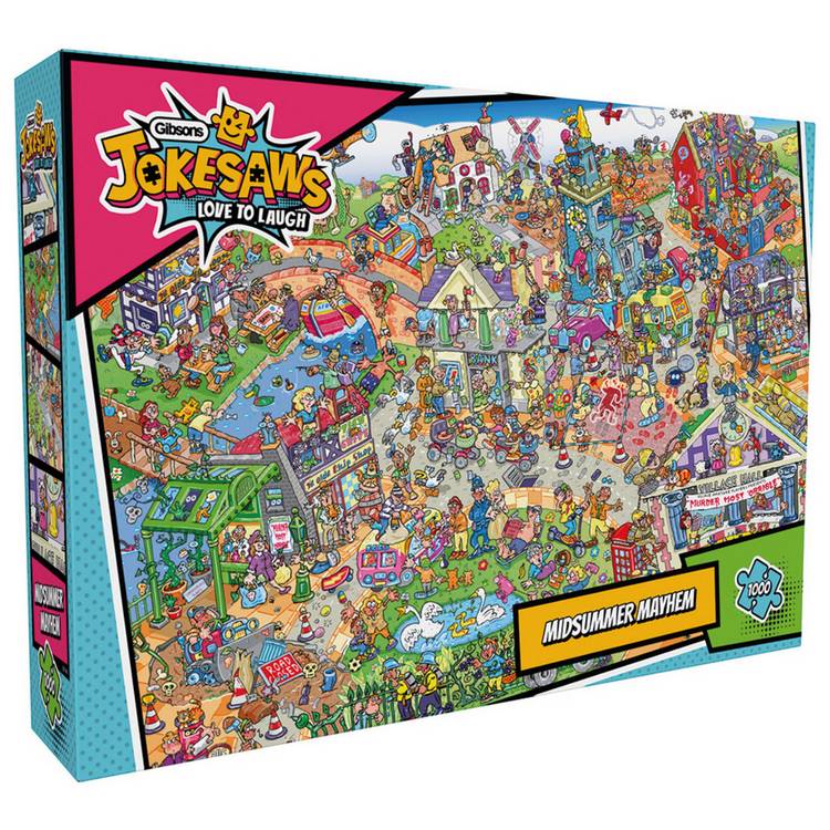 Jokesaws Midsummer Mayhem 1000 piece puzzle - British product