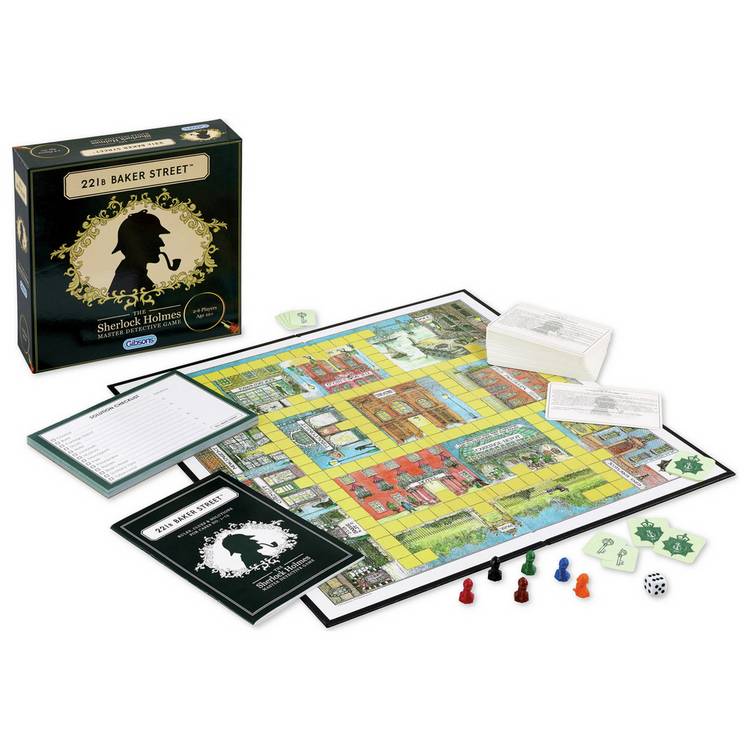 Sherlock Holmes 221B Baker Street board game, imported from the UK