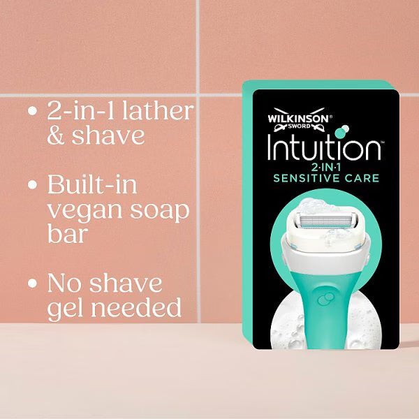Wilkinson Sword Intuition 2in1 Sensitive Women's razor - British product