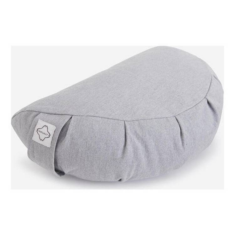 Decathlon half moon yoga cushion grey 45cm wide, UK version