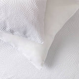 Argos Home white embossed floral bedding set single (British brand)
