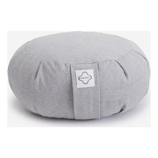 Decathlon grey round yoga meditation cushion 35cm - British product
